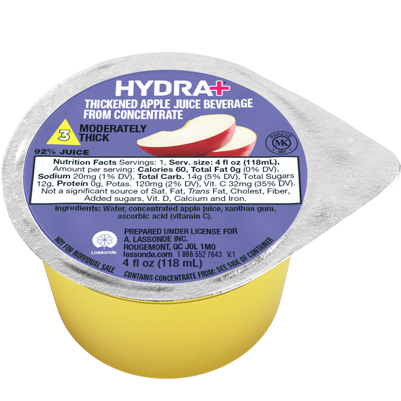 APPLE – IDDSI 3 Plastic 4 oz