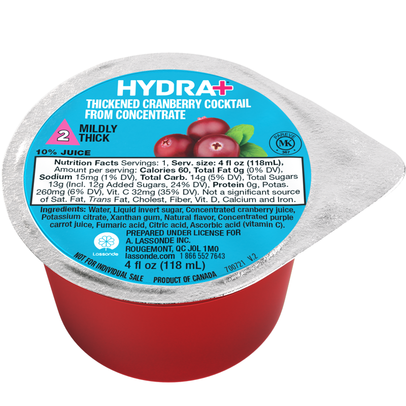 CRANBERRY COCKTAIL Plastic 4 oz
