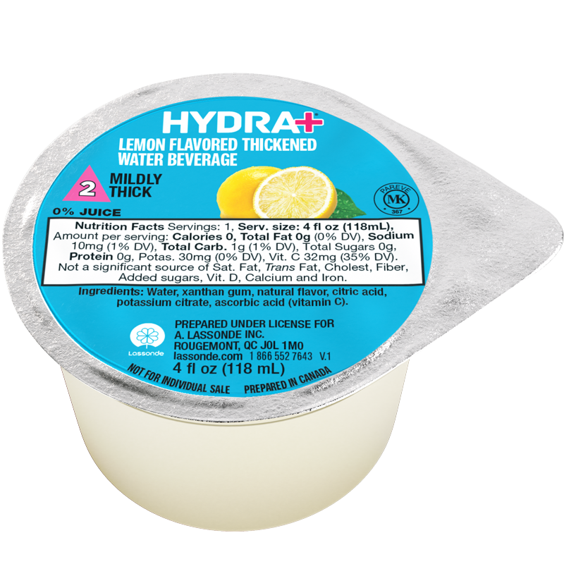 LEMON WATER Plastic 4 oz