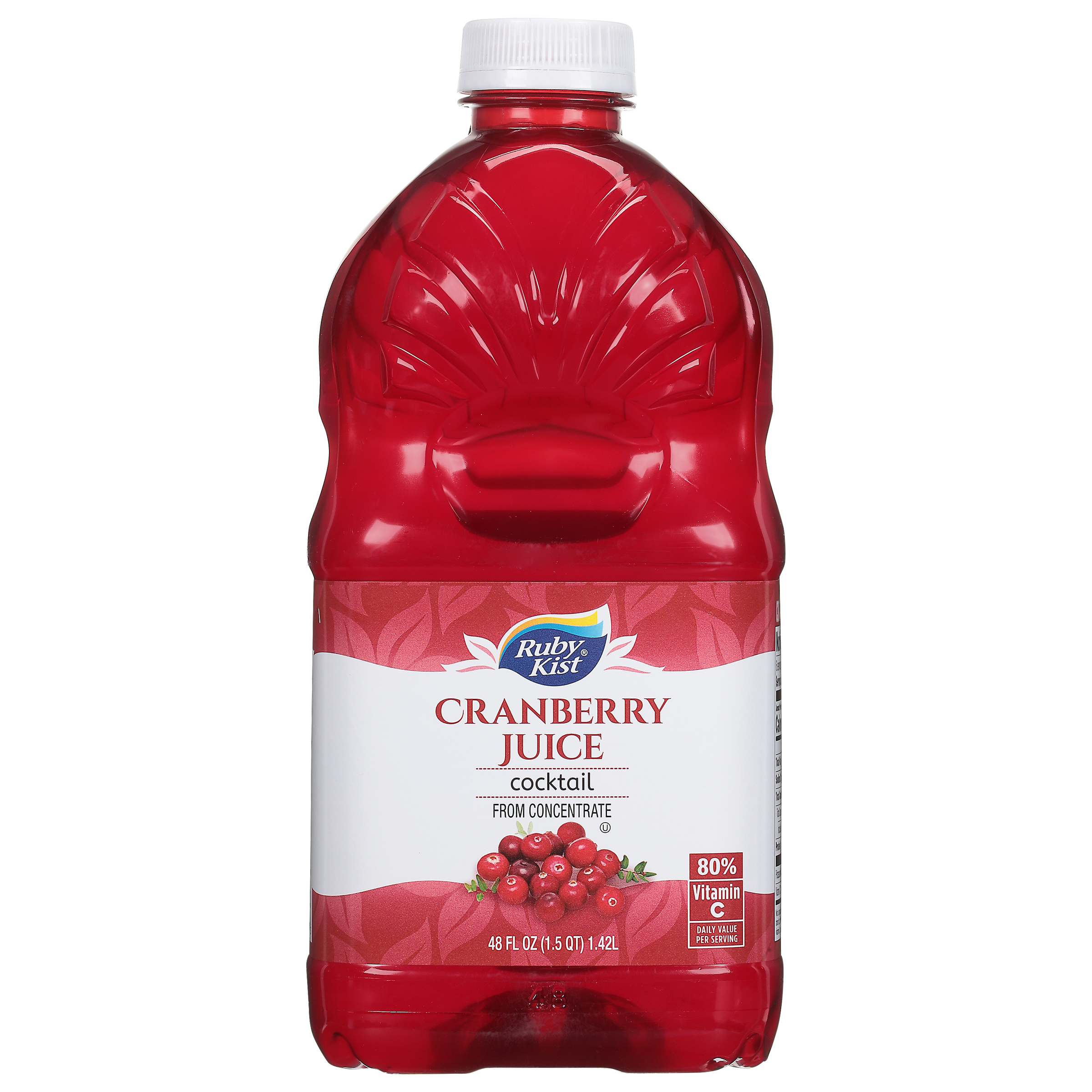 CRANBERRY Plastic PET 48 oz
