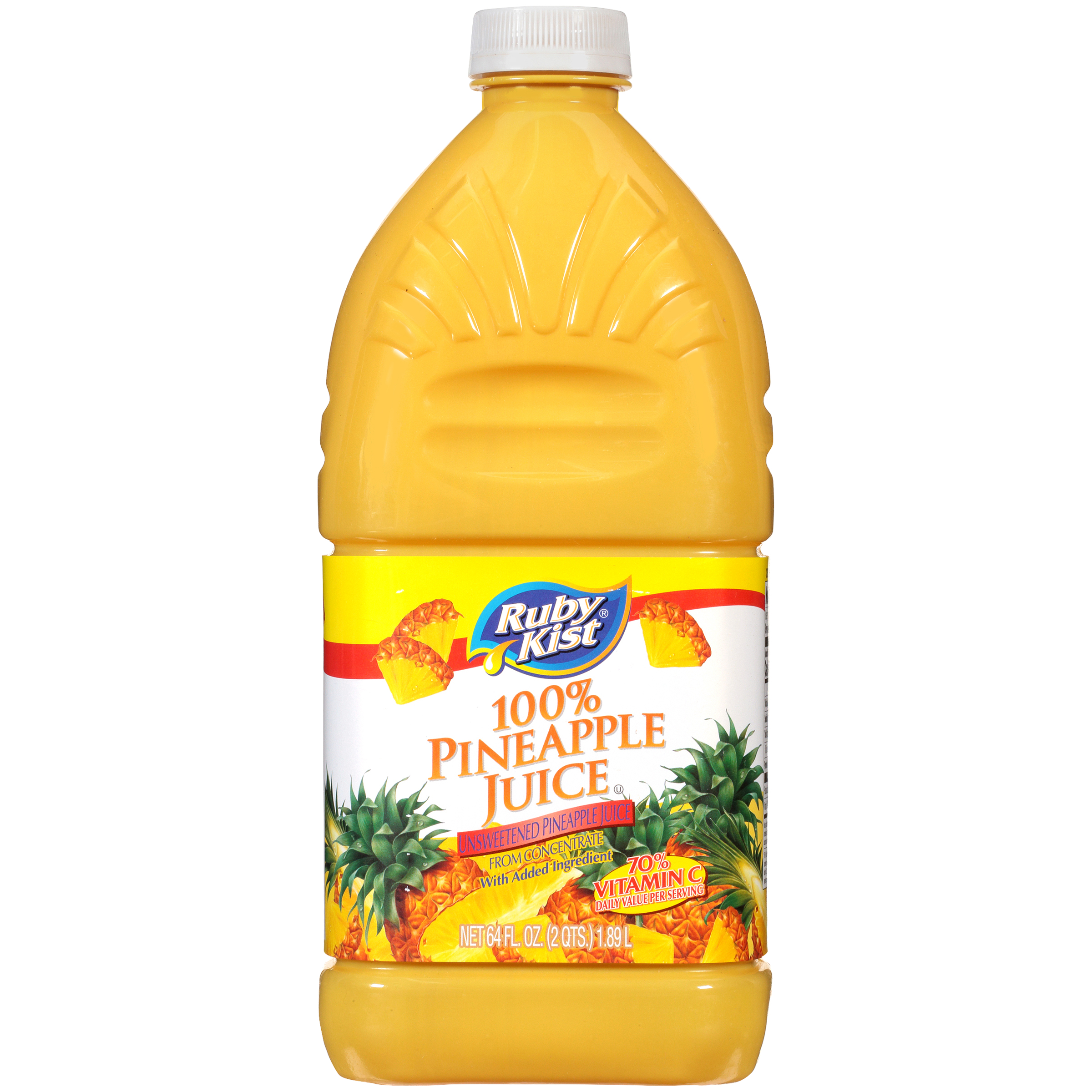 PINEAPPLE Plastic PET 64 oz