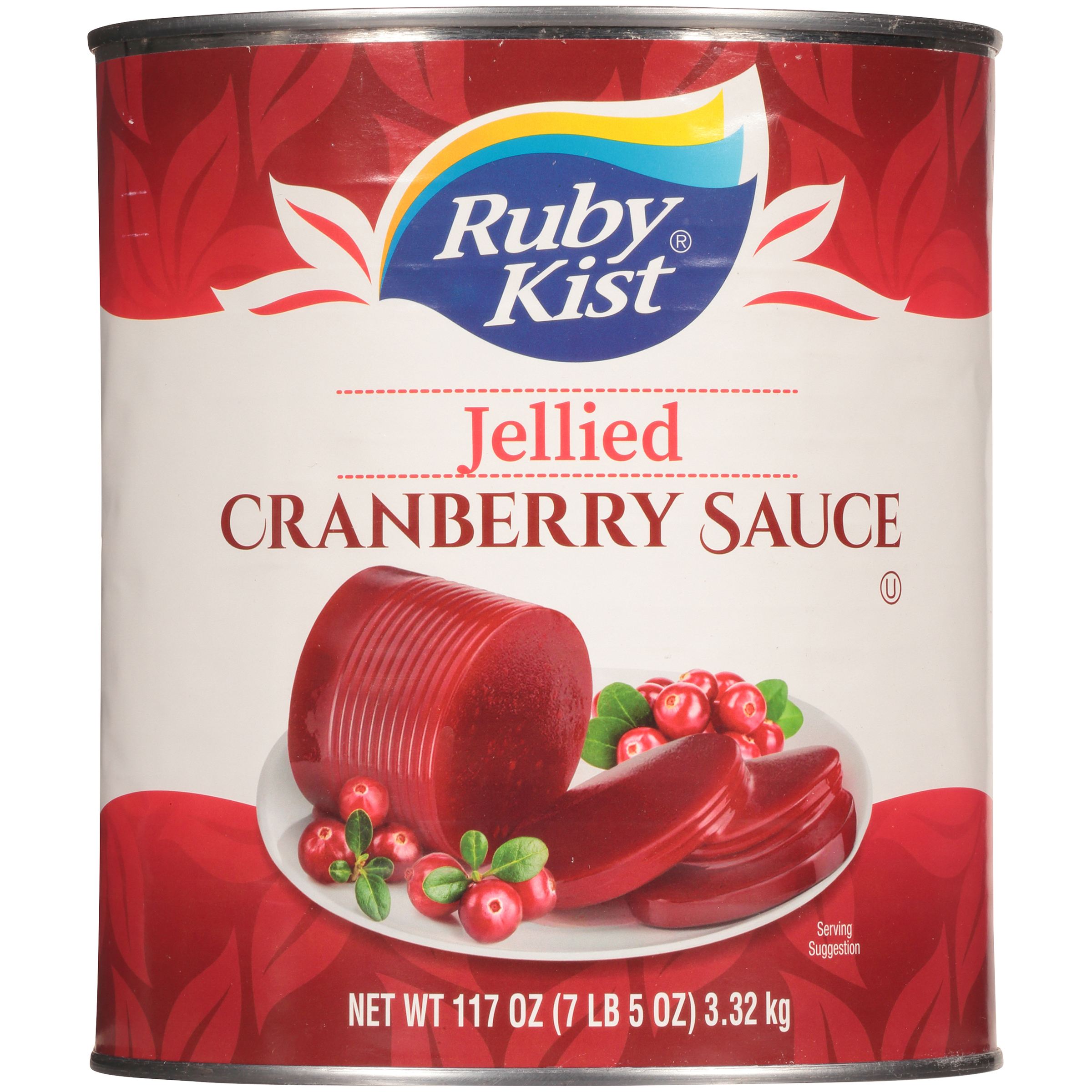 JELLIED CRANBERRY SAUCE Aluminium Can 117 oz