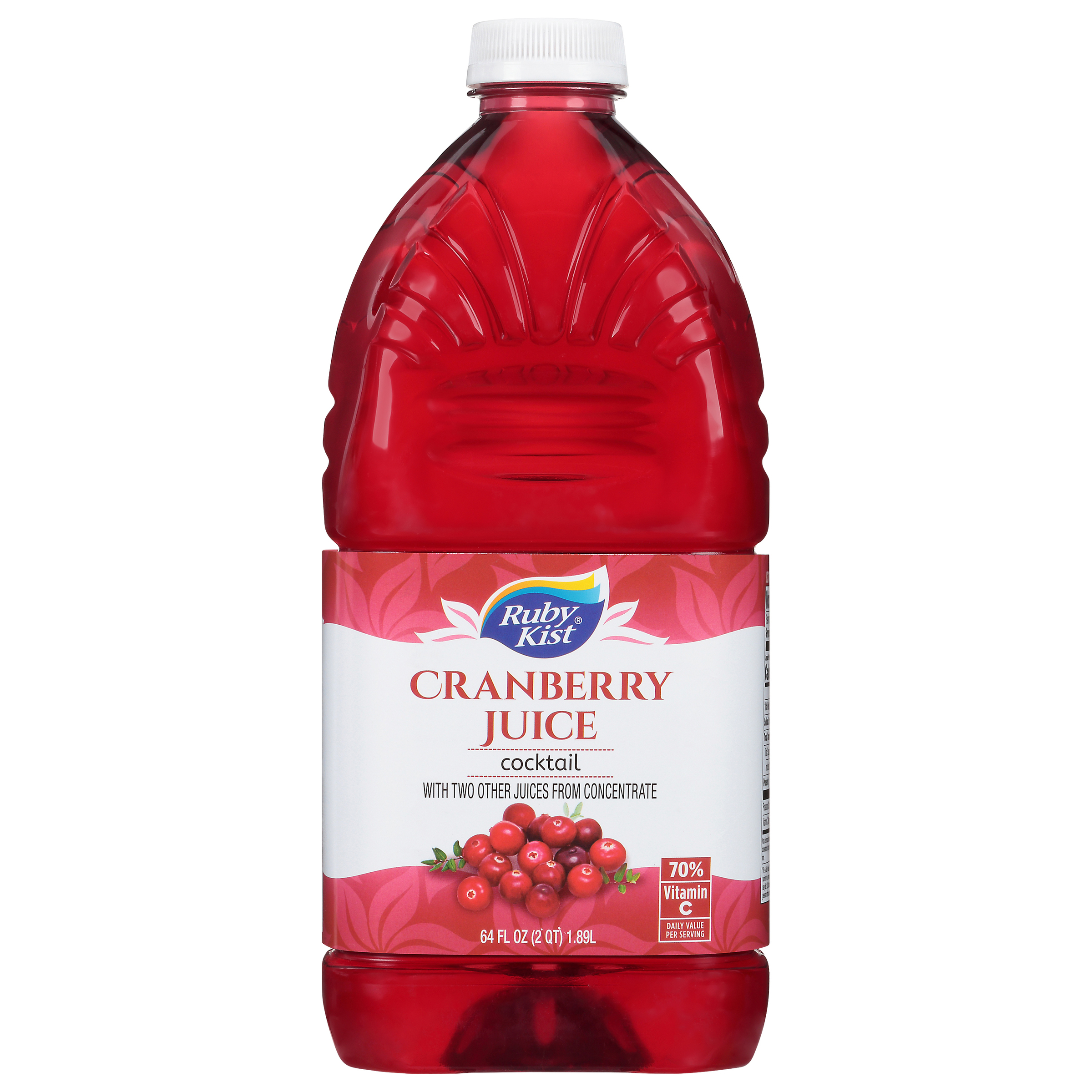 CRANBERRY WITH TWO OTHER JUICES Plastic PET 64 oz