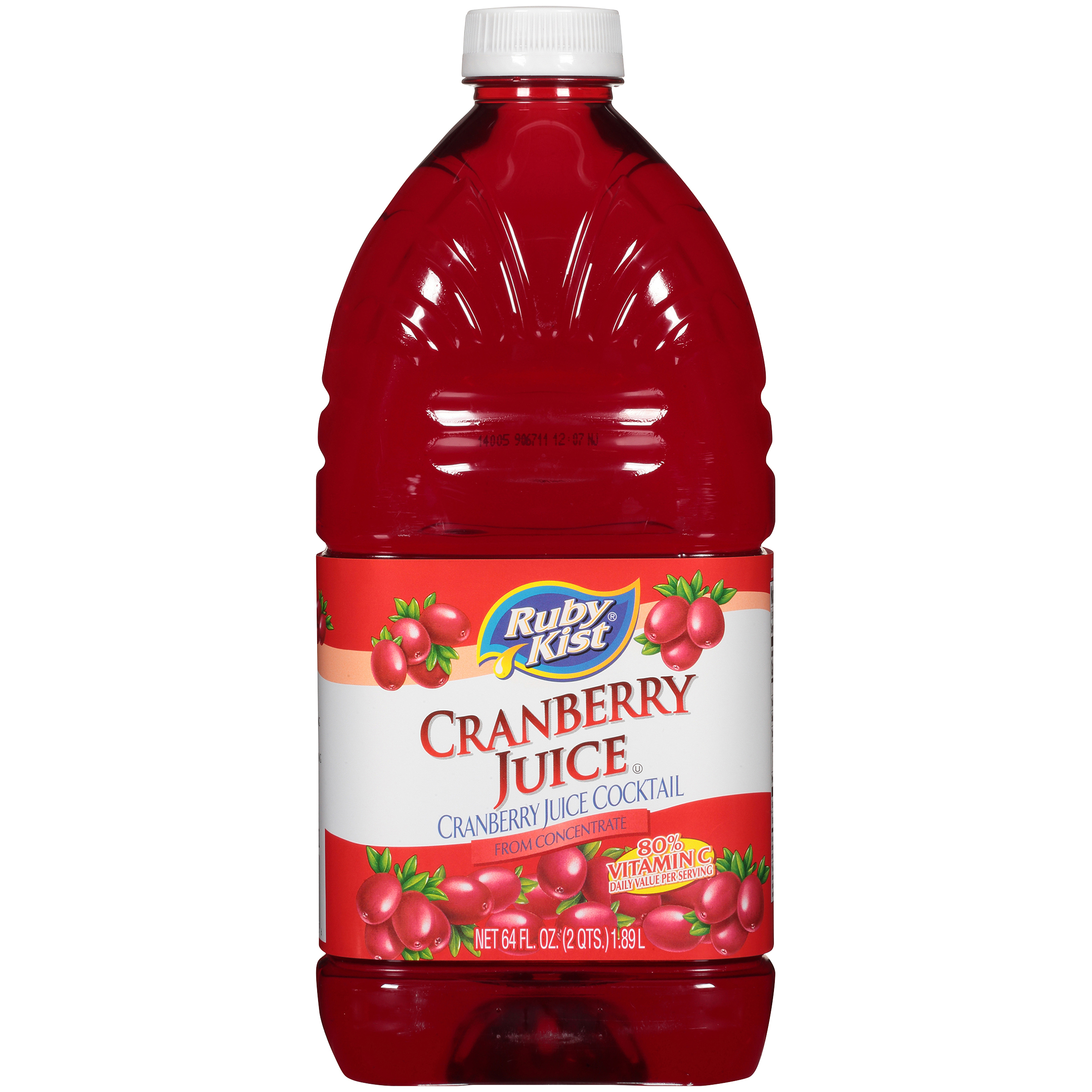 CRANBERRY Plastic PET 64 oz