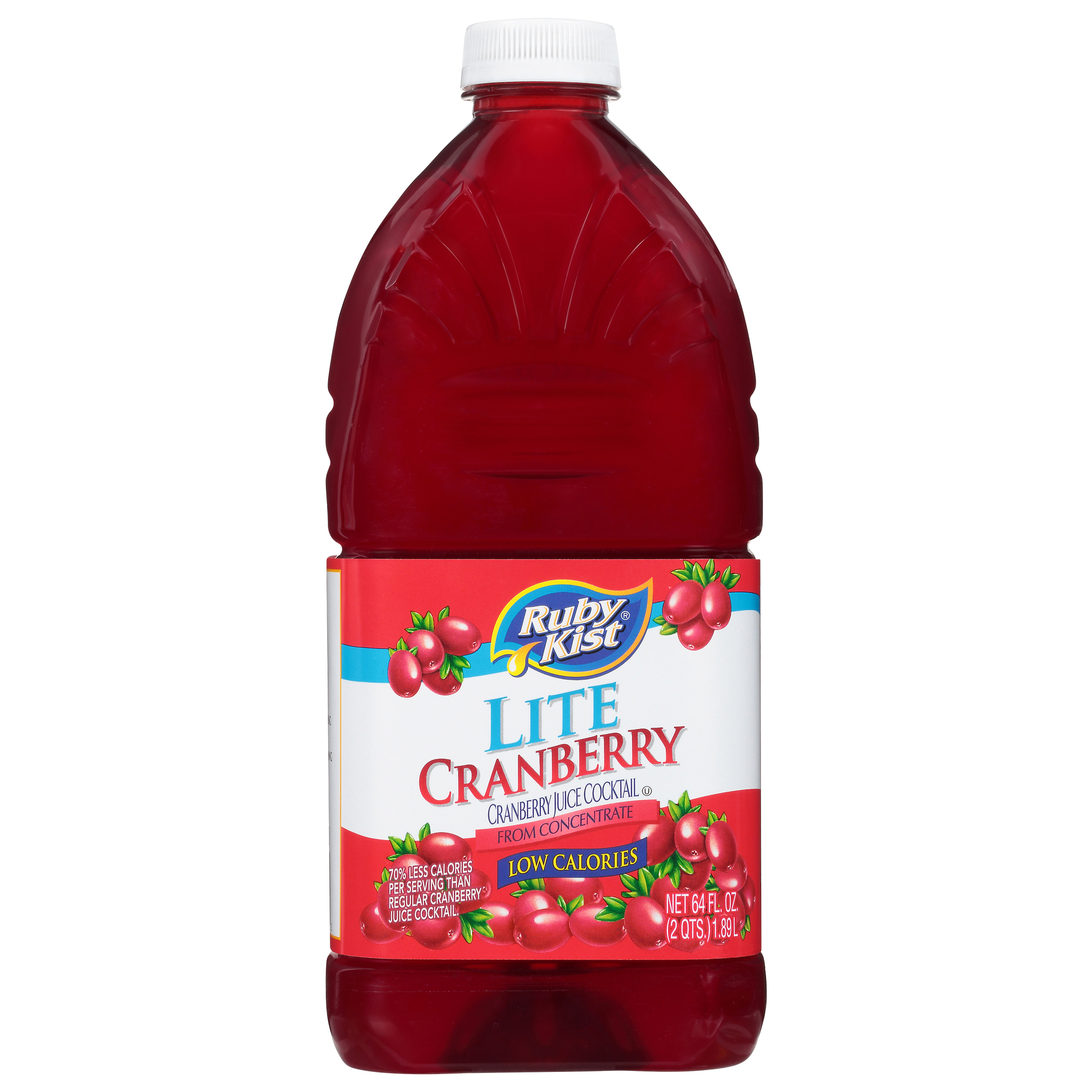 LITE CRANBERRY Plastic PET 64 oz